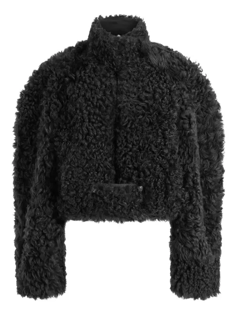 16Arlington Nofre shearling jacket Black J129AW2501