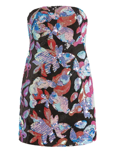 16Arlington Stell sequinned mini dress Black DMN443AW2501