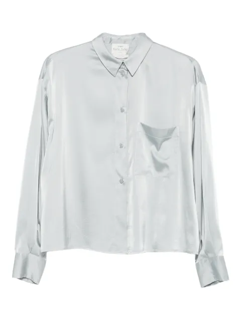 Forte Forte satin shirt Grey 14372MYSHIRT