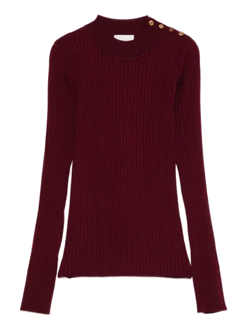 Forte Forte ribbed-knit top Red 14431MYKNIT