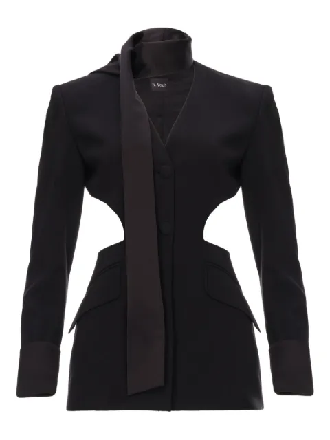 IL VOLO Onyx cut-out blazer Black ONYXBLAZER