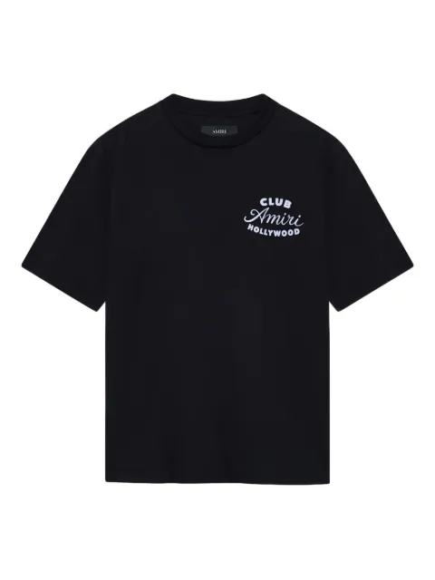 AMIRI logo-print crew-neck T-shirt Black AMJYTE1254001
