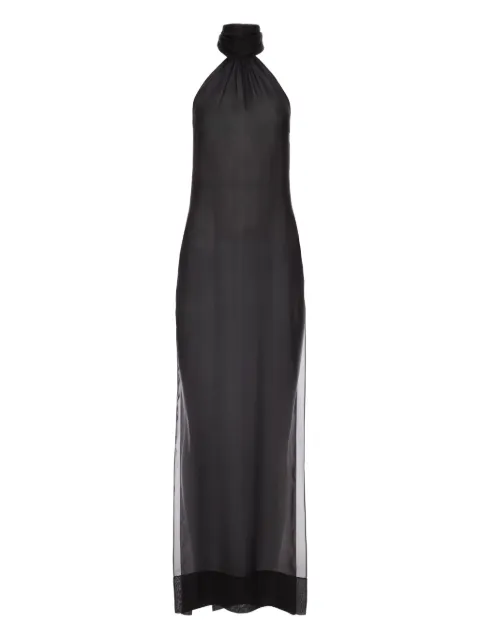 IL VOLO Erin bow-halter top Black ERINTOPBLACK