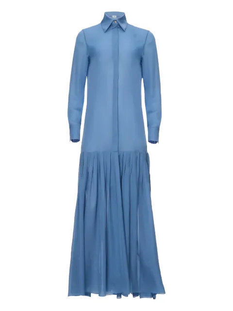 IL VOLO NOA pleated shirt dress Blue NOADRESS