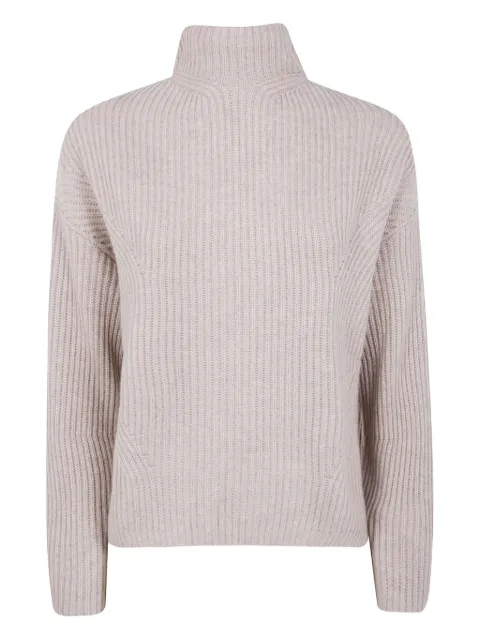 kujten Demi high-neck ribbed sweater Neutrals DEMIF4684