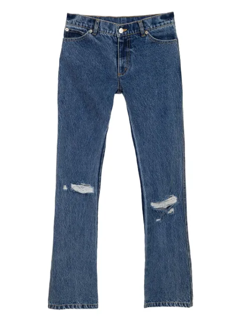 Natasha Zinko distressed flared jeans Blue PF25NZ317126