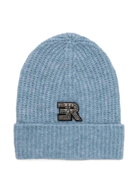 ERMANNO FIRENZE embellished beanie hat Blue 57TV005E89