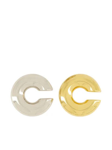 Rabanne crystal-embellished earrings Silver 25HBB0459MET824