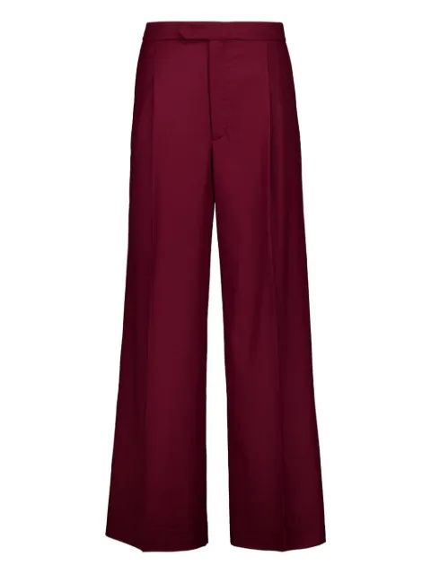 Zeus+Dione Fractal wool trousers Red CLTR0515