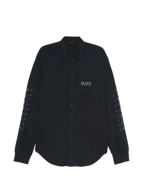 Balenciaga Main Character long-sleeved shirt Black 850260TTVB9