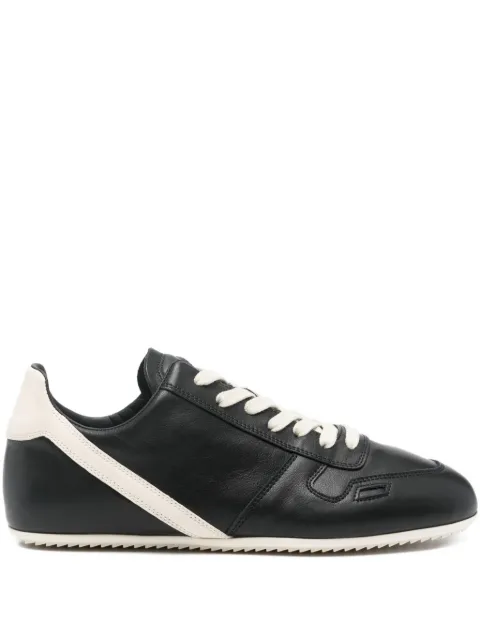 Rick Owens leather sneakers Black RP02E4895LCO