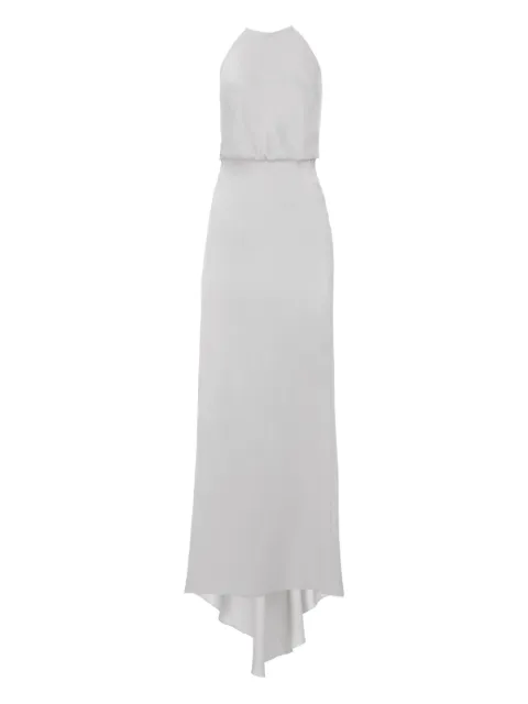 IL VOLO Jewel halter-neck beaded-back dress Grey JEWELDRESS