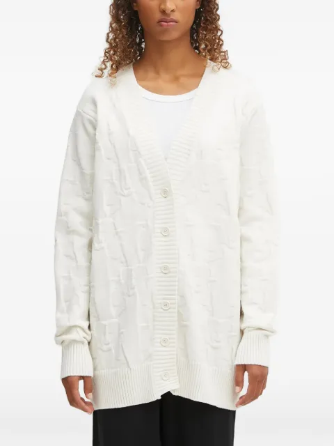 Fiorucci buttoned textured cardigan White W02FPKCA254KN01