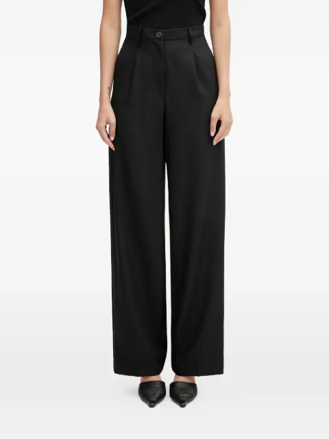 Fiorucci button pleated trousers Black W02FPBPA464WO01