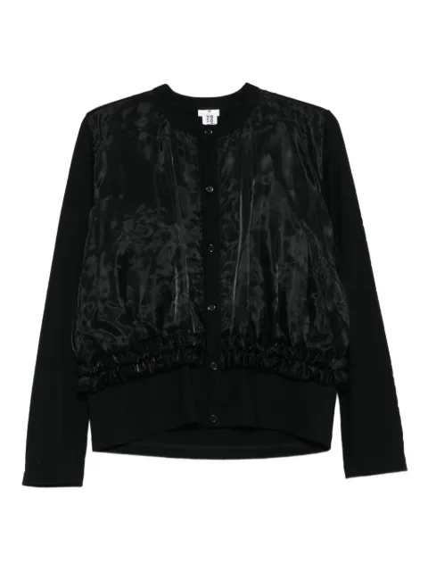 Noir Kei Ninomiya wool cardigan Black 3PT005W25