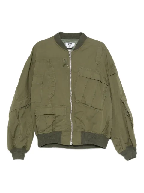 Junya Watanabe MAN multi-pocket bomber jacket Green WPJ902W25