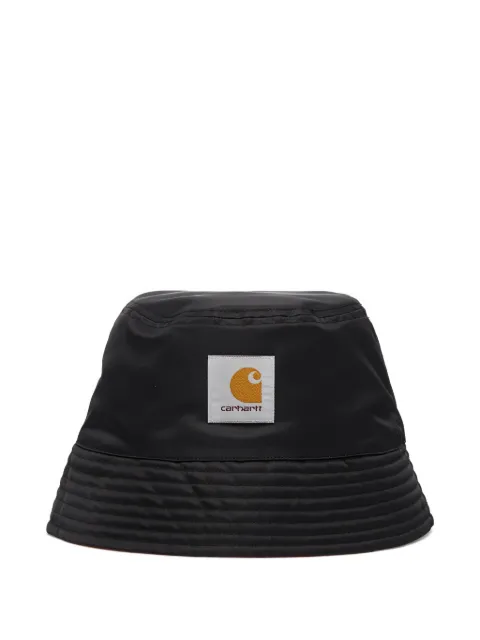 Carhartt WIP logo-label reversible bucket hat Black I03522531YXX