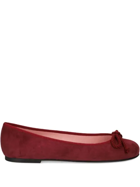 Pretty Ballerinas Rosario bow-detail round-toe ballet flats Red 35663083