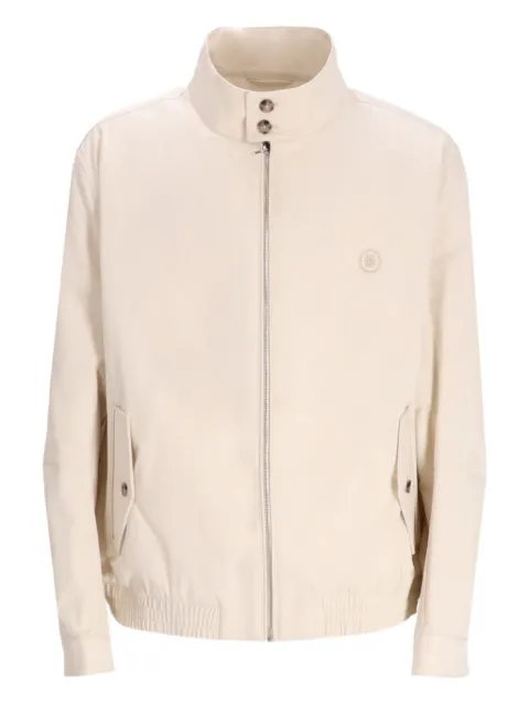 BOSS high-neck zipped jacket White 50543184