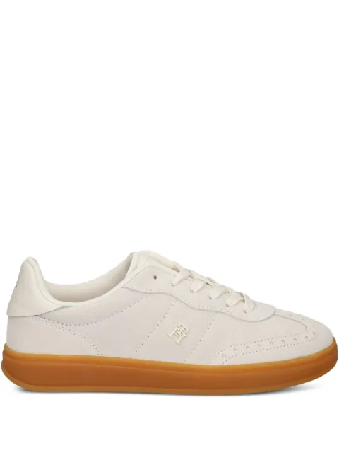 Tommy Hilfiger Heritage perforated suede sneakers Neutrals FW0FW08822