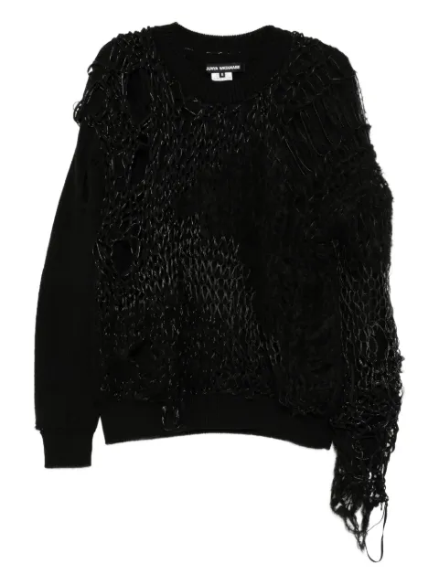 Junya Watanabe x Comme Des Garçons distressed jumper Black JPN0130511A