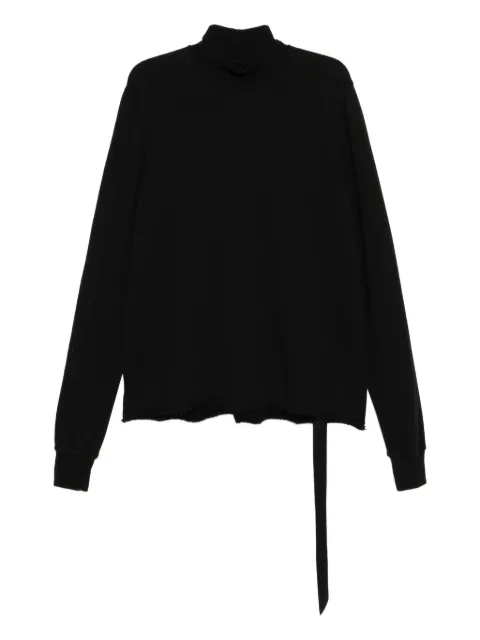 Rick Owens DRKSHDW double funnel-neck sweatshirt Black DU02E7263FSL09