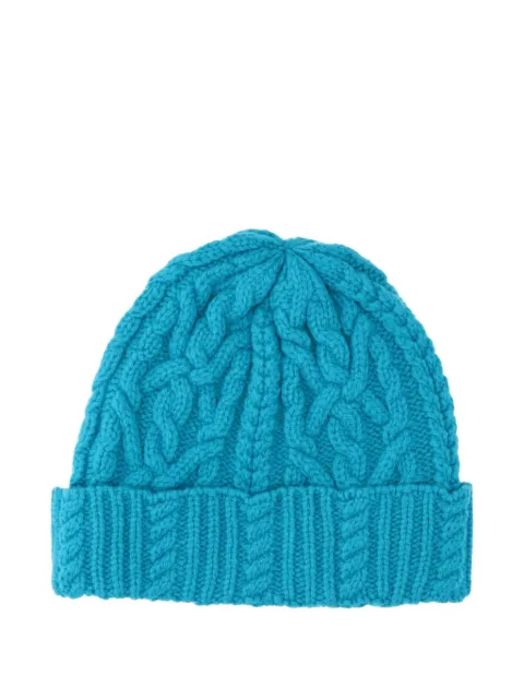 ASPESI cable-knit beanie Blue 5C02D090