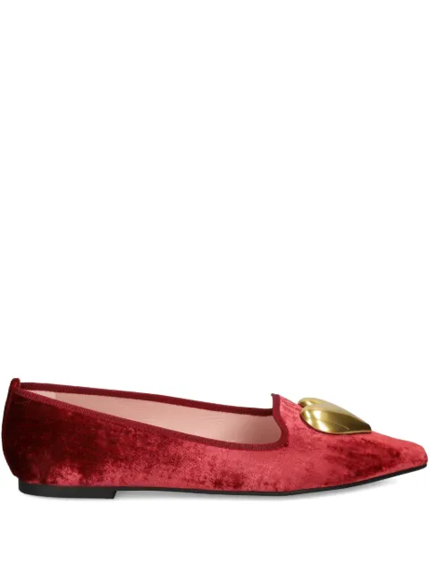Pretty Ballerinas Ella heart-embellished ballet flats Red 52600001