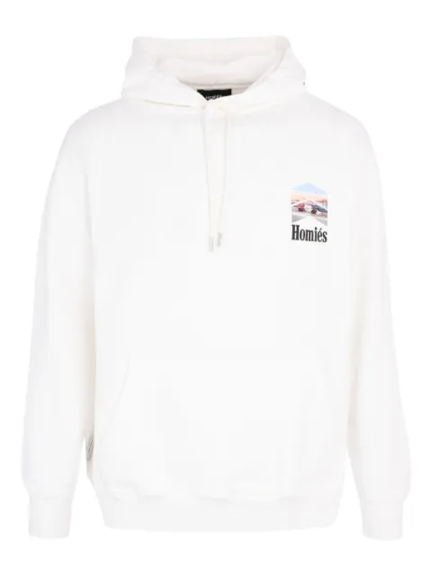 HOMIES MARBELLA Racing Limited hoodie White FW25H01015
