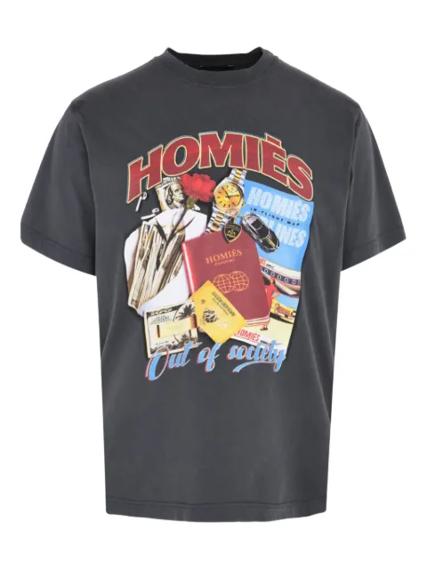 HOMIES MARBELLA Out of Society T-shirt Grey FW25H03058