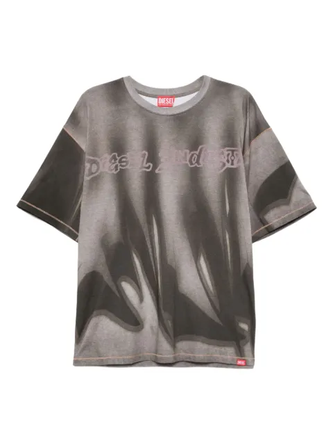 Diesel printed T-shirt Grey A21623