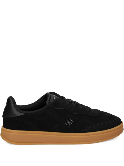 Tommy Hilfiger Heritage suede leather sneakers Black FW0FW08822