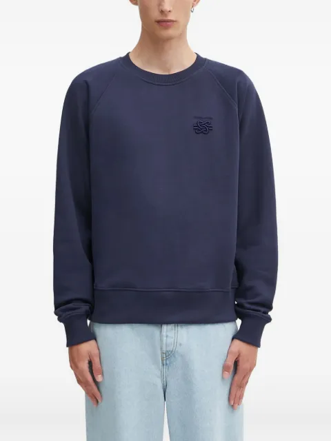 Filling Pieces embroidered crewneck sweatshirt Blue 422530500