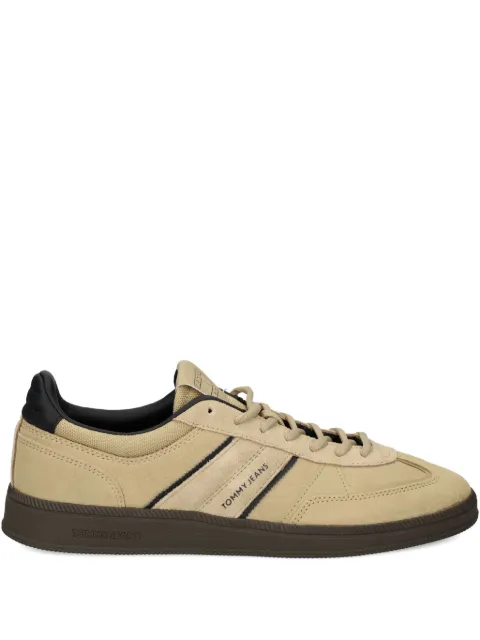Tommy Jeans Greenwich leather stripe sneakers Neutrals EM0EM01609