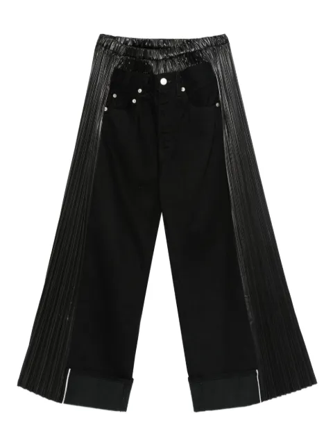 Junya Watanabe pleated-panel pants Black JPP206W25