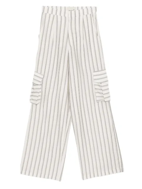 Bambah Hannah striped trousers Neutrals BMFW2505
