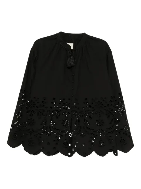 Bambah Eyelet blouse Black BMFW2517