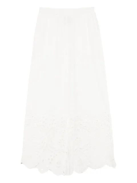 Bambah Eyelet trousers White BMFW2522