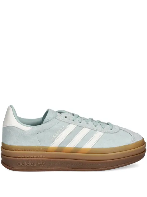 adidas Gazelle stripes platform sneakers Blue JS3902