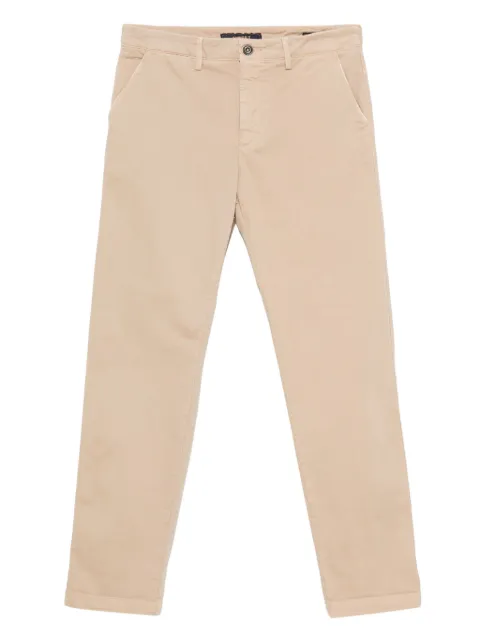 40 WEFT stretch-cotton pants Neutrals DAVID237253702032397