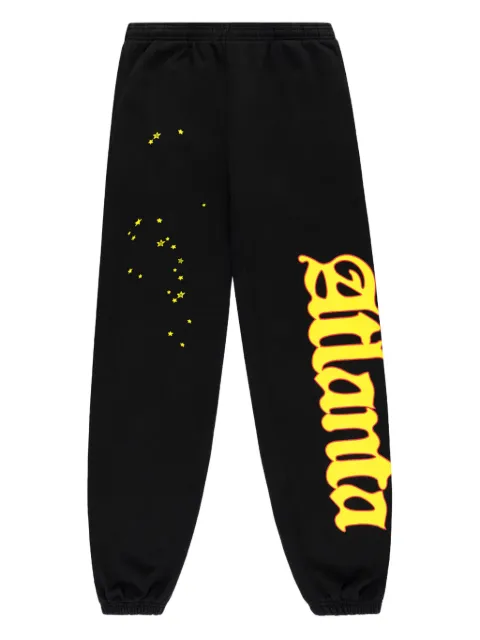SP5DER Atlanta graphic track pants Black SP5DER164