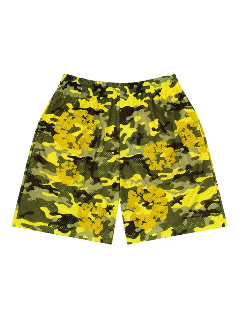 Denim Tears camo wreath mesh shorts Yellow DT176