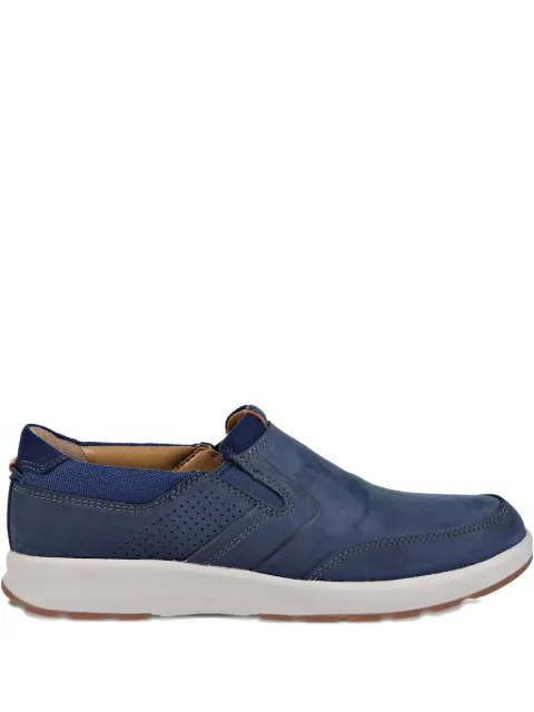 Clarks Originals Un Trail Step perforated-detail loafers Blue 26140380