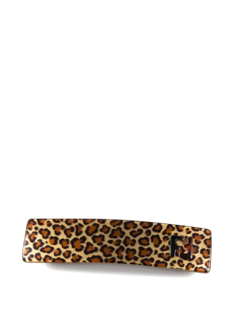 Fendi Pre-Owned 2000s animal-print hair clip Gold 15016122