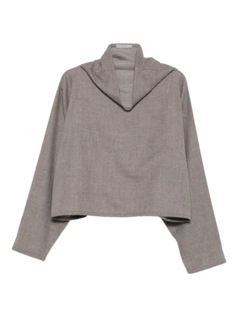 Dusan cropped top Grey T1468S