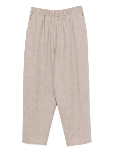 Dusan elastic-waist trousers Neutrals T1408