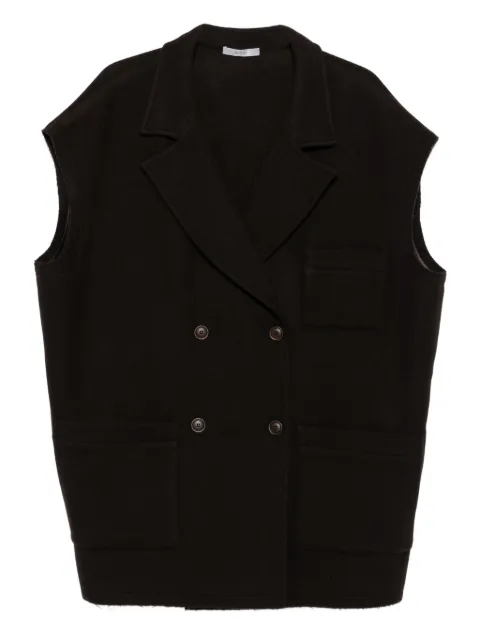 Dusan double-breasted pocket jacket Brown T8744