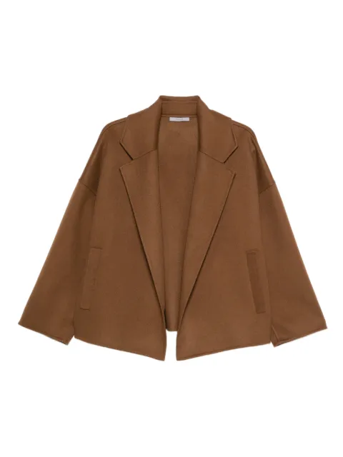 Dusan oversized-lapel jacket Brown T9039D