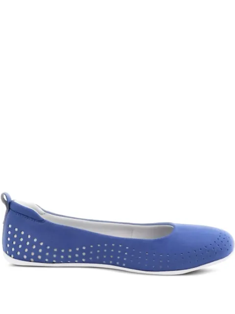 Clarks Originals Step Allena Sea perforated mules Blue 26142222