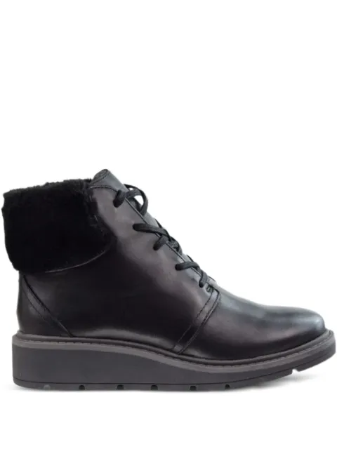 Clarks Originals Andie Go fur lace-up boots Black 26154351